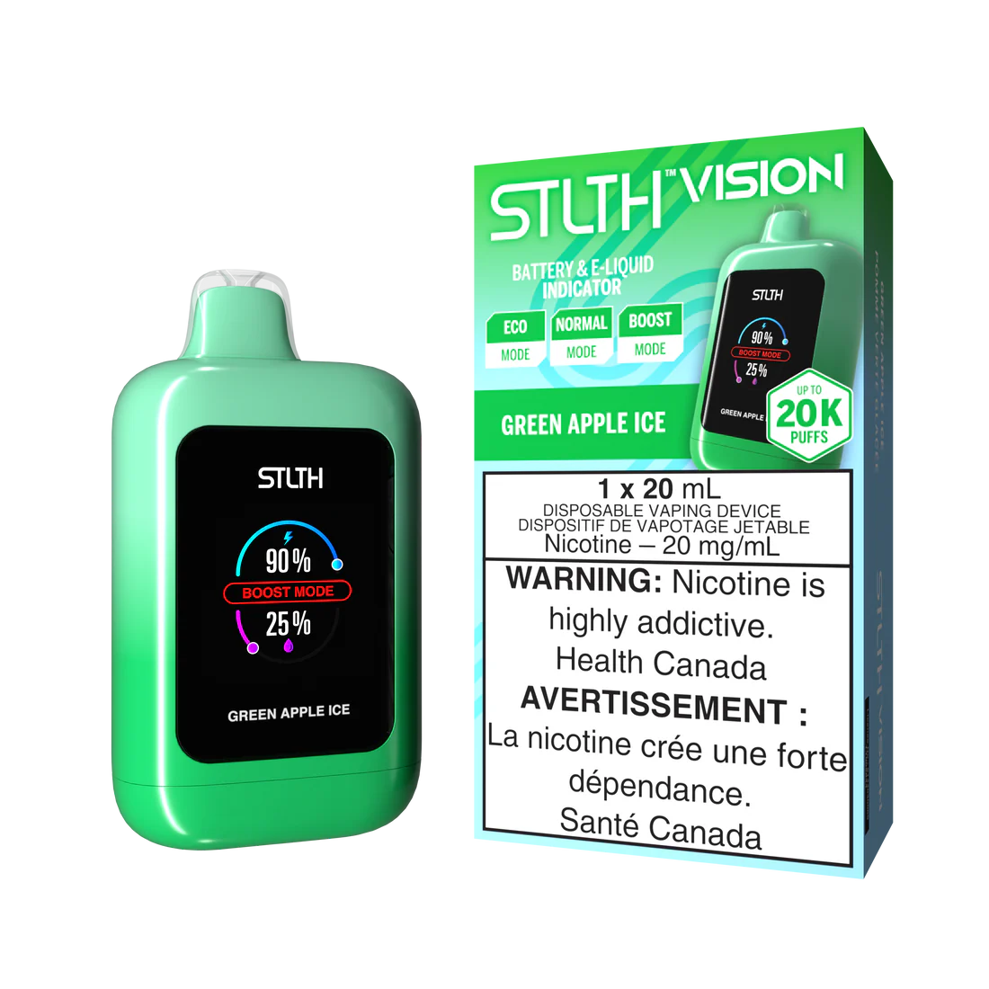 STLTH VISION 20K PUFFS (ON) - ALL FLAVORS