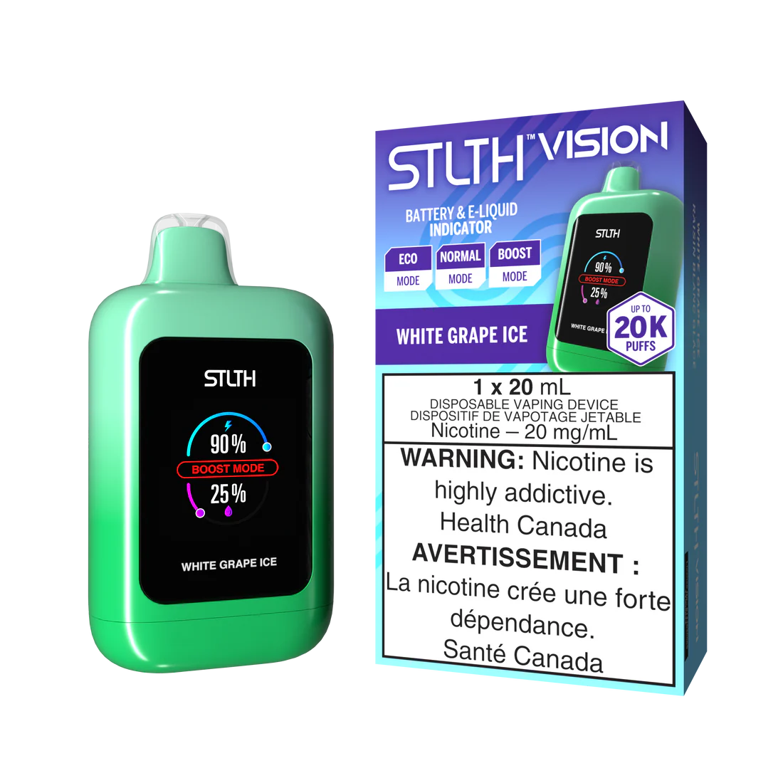 STLTH VISION 20K PUFFS (ON) - ALL FLAVORS