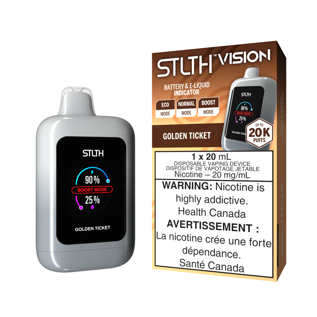 STLTH VISION 20K PUFFS (ON) - ALL FLAVORS