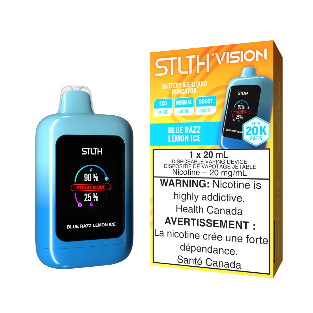 STLTH VISION 20K PUFFS (ON) - ALL FLAVORS