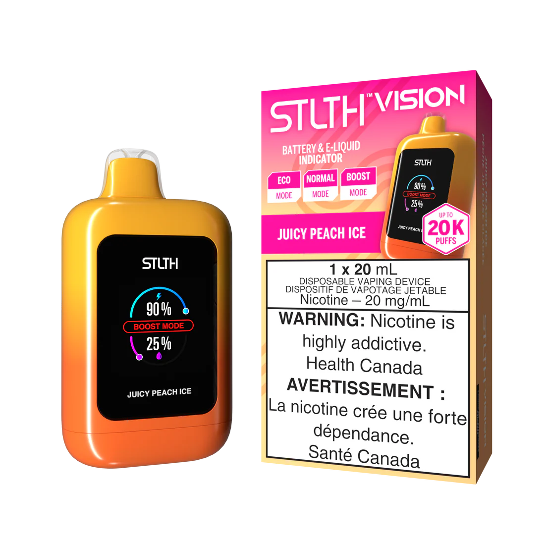 STLTH VISION 20K PUFFS (ON) - ALL FLAVORS