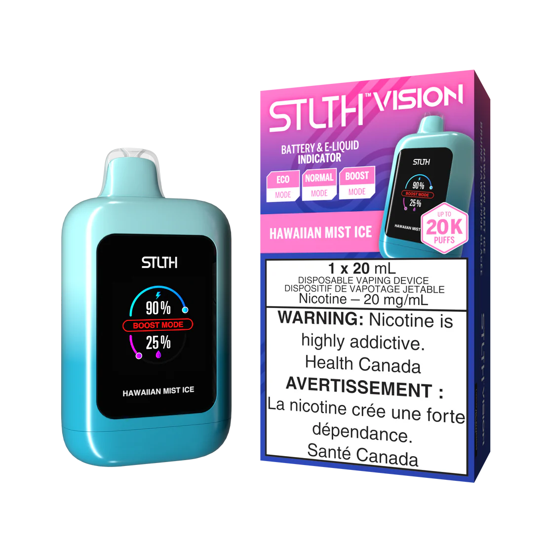 STLTH VISION 20K PUFFS (ON) - ALL FLAVORS