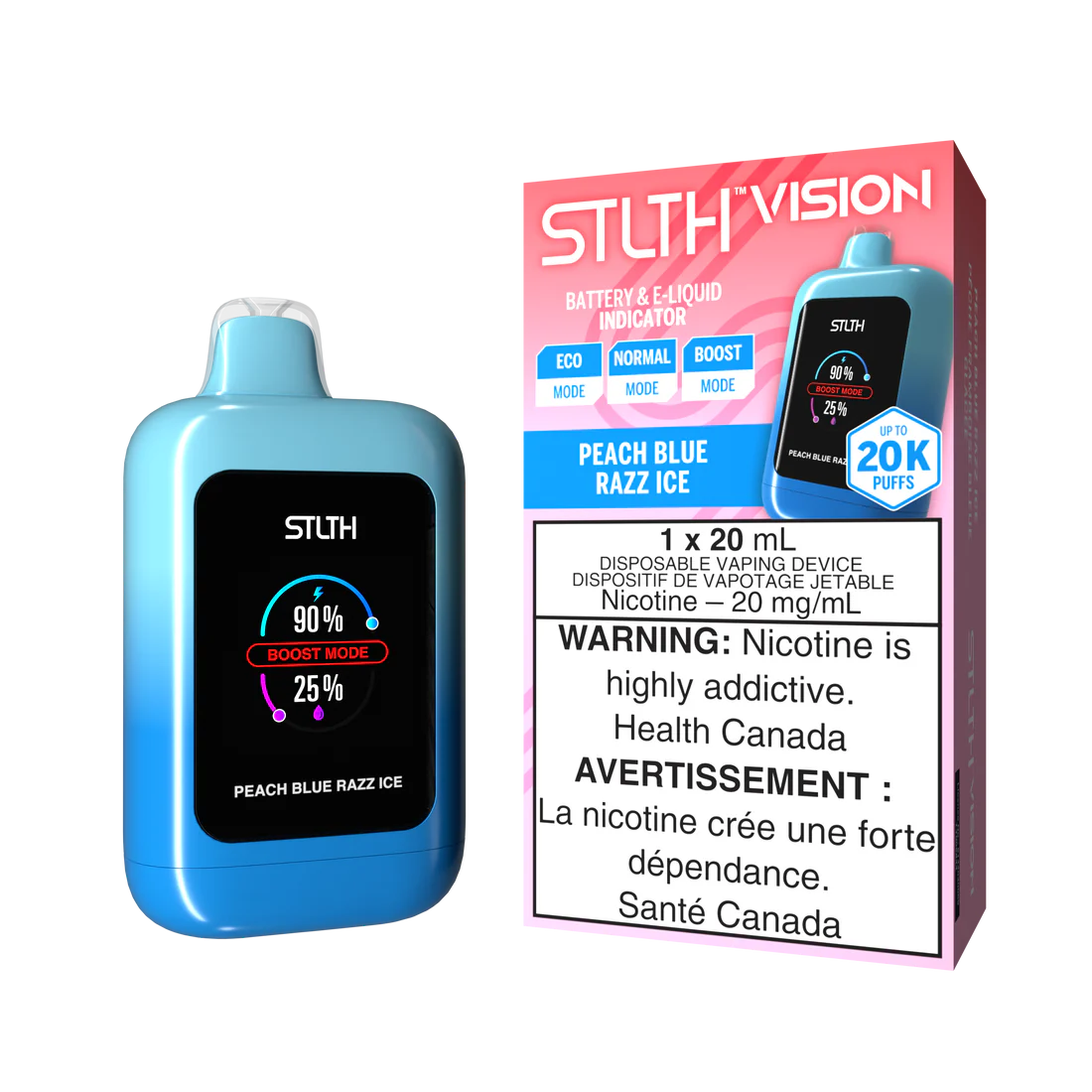 STLTH VISION 20K PUFFS (ON) - ALL FLAVORS