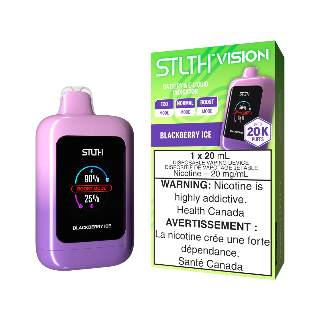 STLTH VISION 20K PUFFS (ON) - ALL FLAVORS