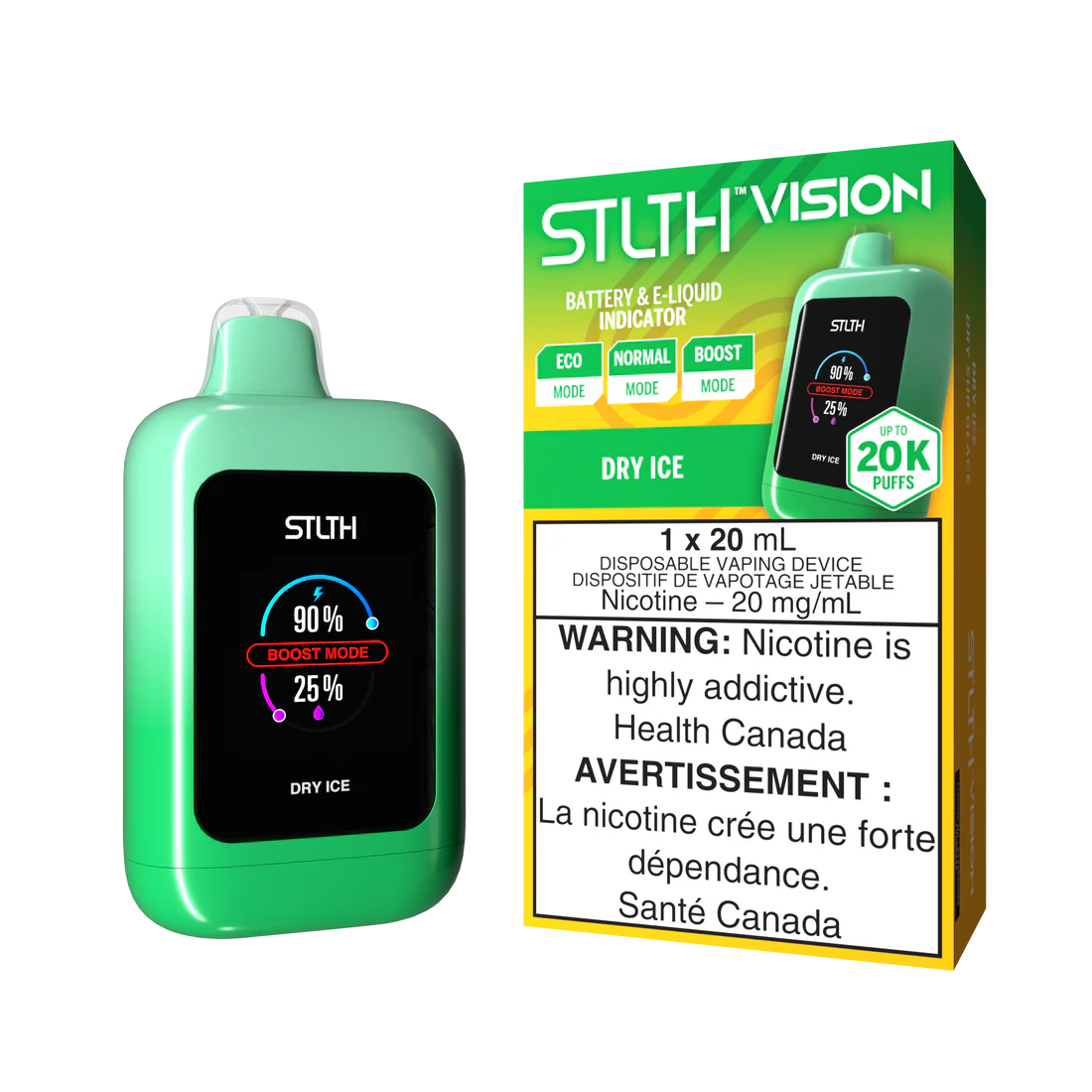 STLTH VISION 20K PUFFS (ON) - ALL FLAVORS