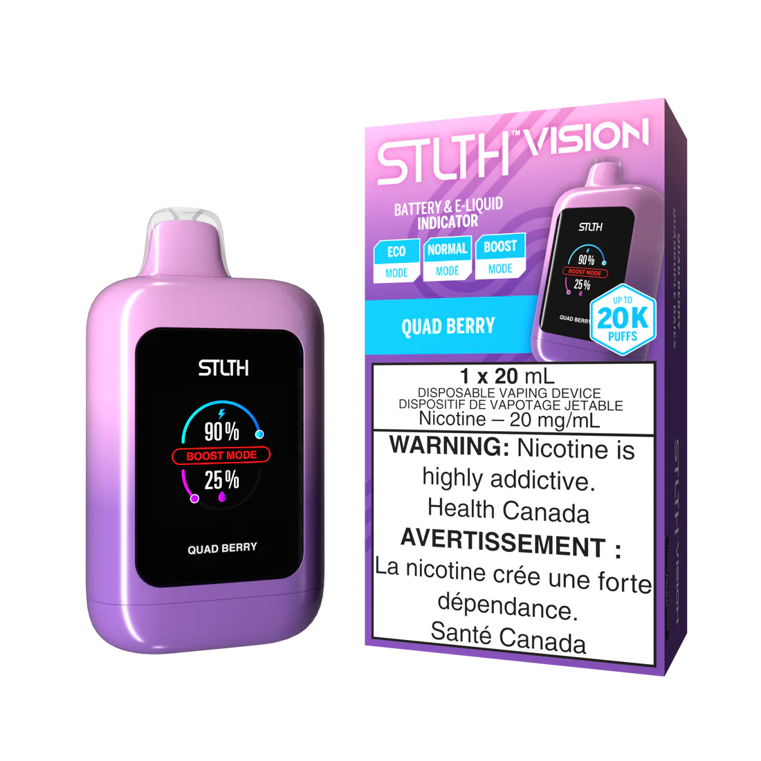 STLTH VISION 20K PUFFS (ON) - ALL FLAVORS