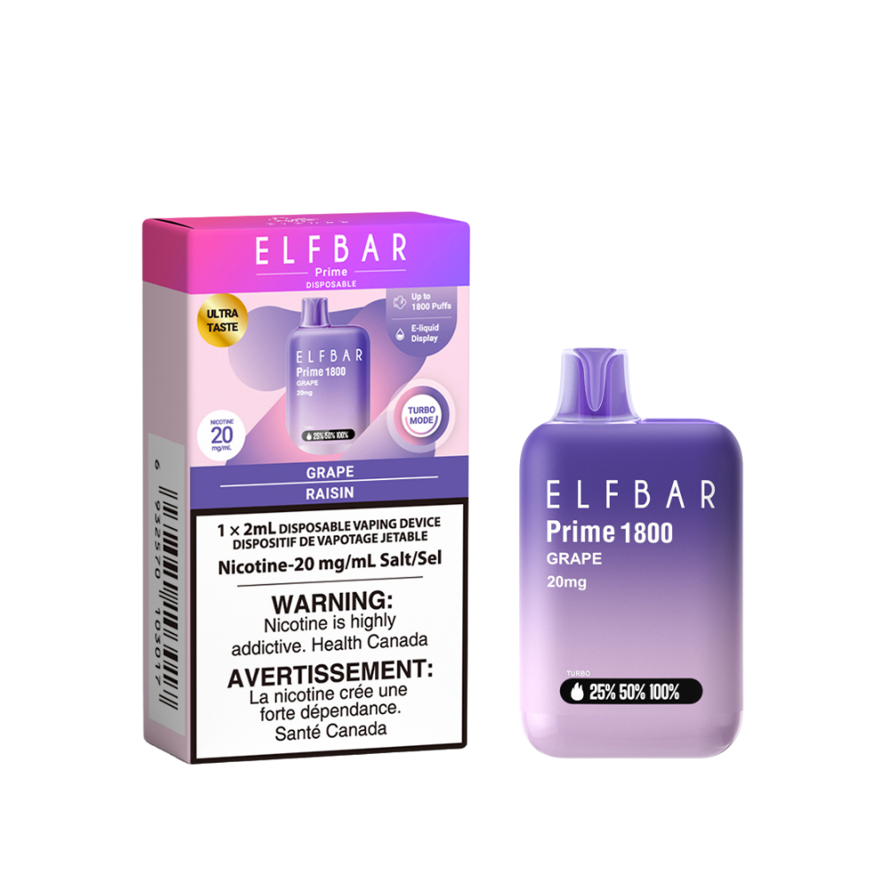 ELFBAR Prime 1800 puffs