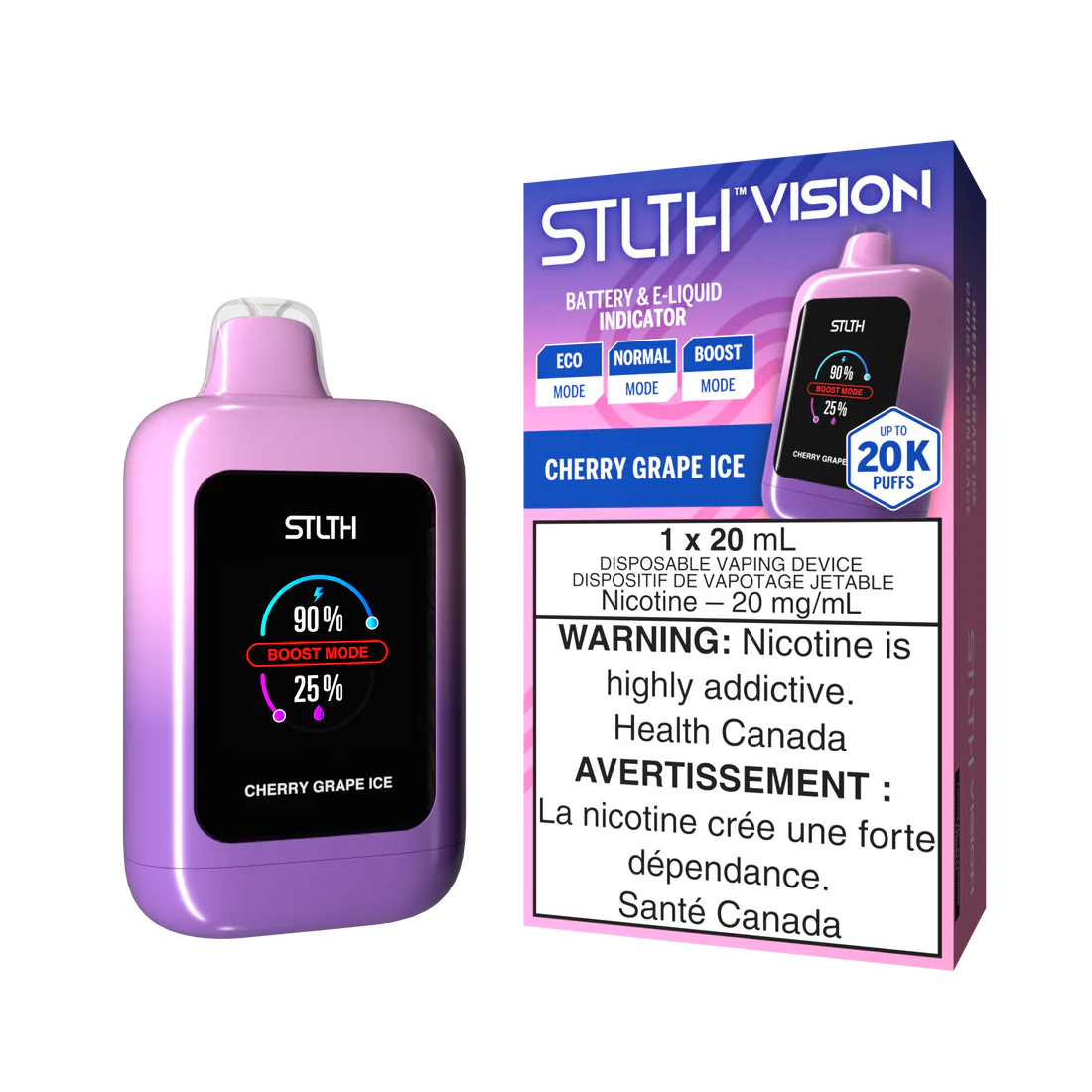 STLTH VISION 20K PUFFS (ON) - ALL FLAVORS