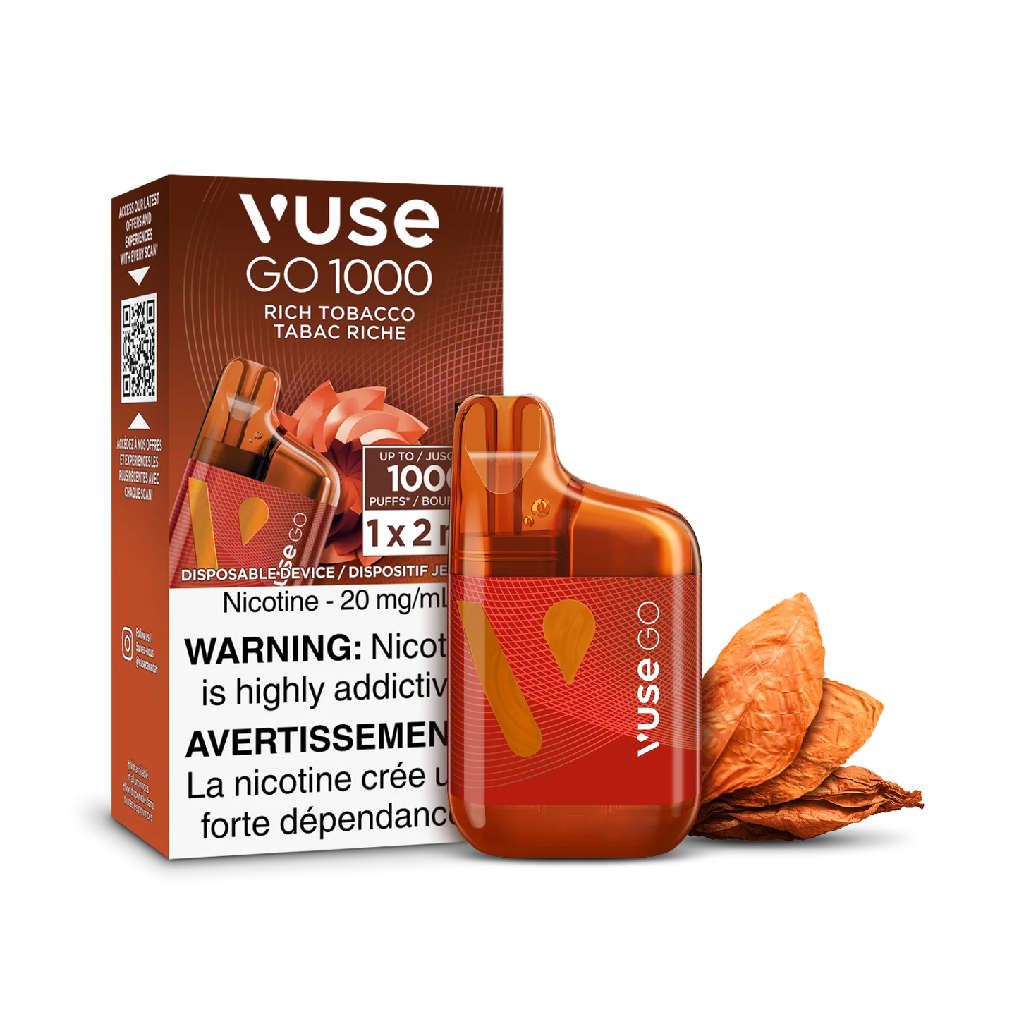 VUSE GO 1K PUFFS (ON) - ALL FLAVORS