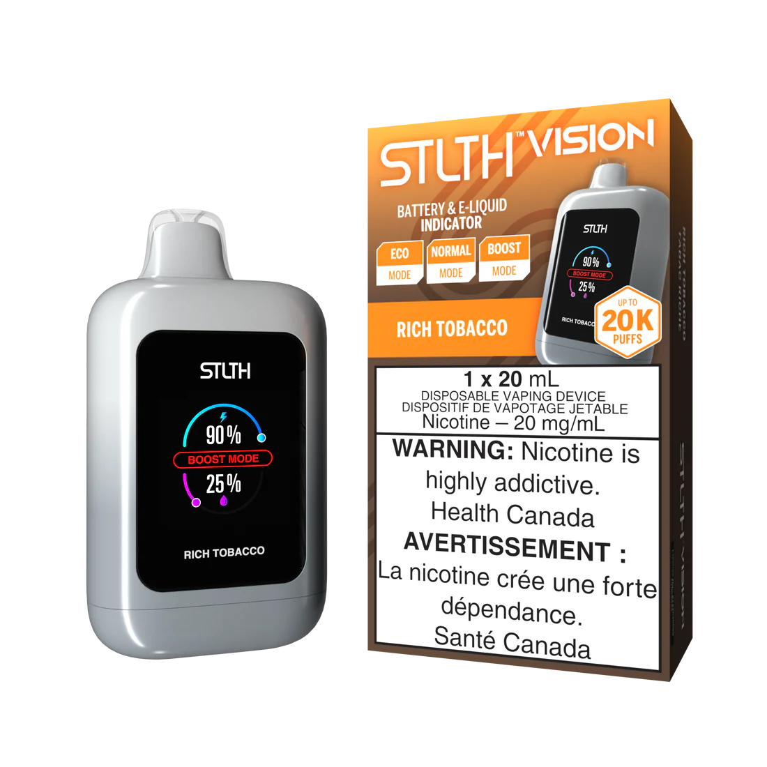 STLTH VISION 20K PUFFS (ON) - ALL FLAVORS