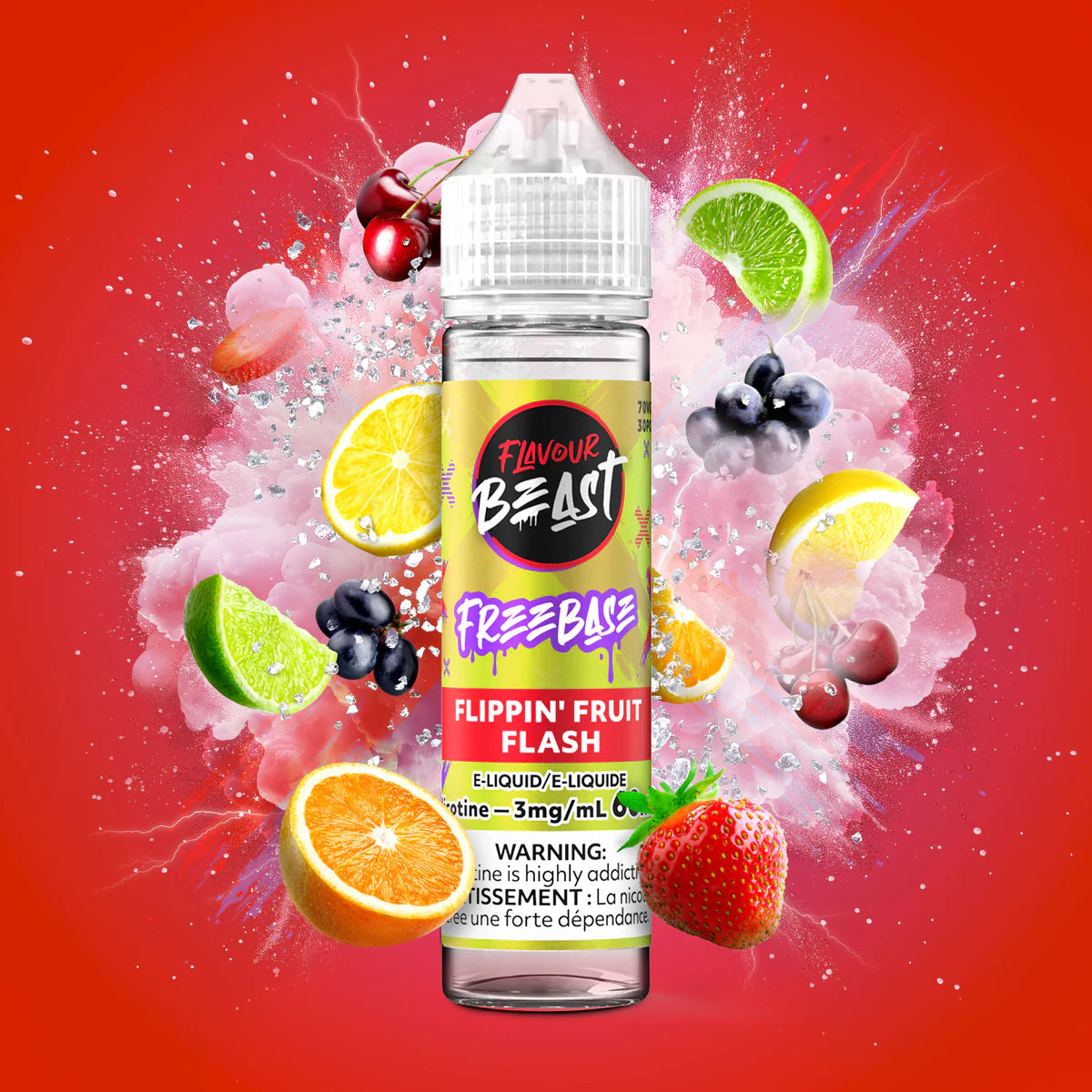 FLAVOUR BEAST FREE BASE LIQUIDS 60ml
