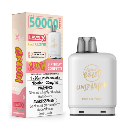 FLAVOUR BEAST UNLEASHED LEVEL X G2 ULTRA PODS 50K PUFFS