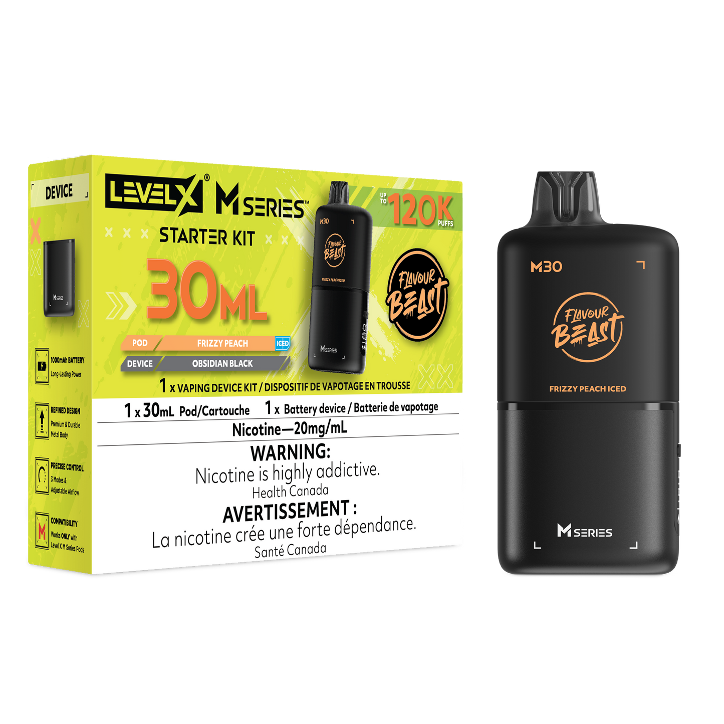 FLAVOUR BEAST LEVEL X M30 STARTER KIT 120K PUFFS
