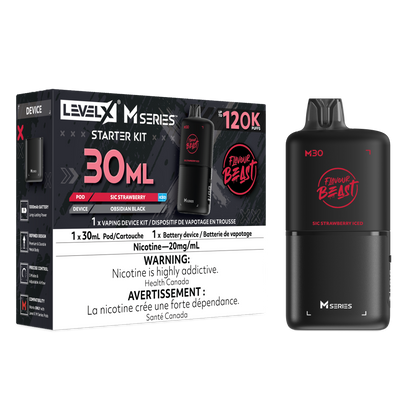 FLAVOUR BEAST LEVEL X M30 STARTER KIT 120K PUFFS