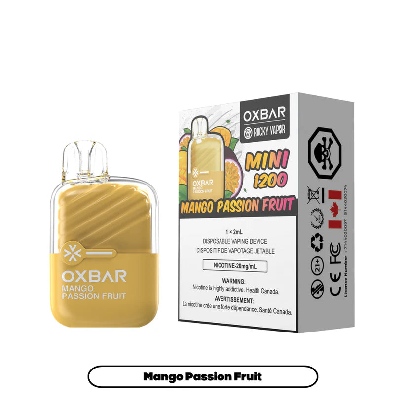 OXBAR MINI 1200 PUFFS - ALL FLAVORS (ON)