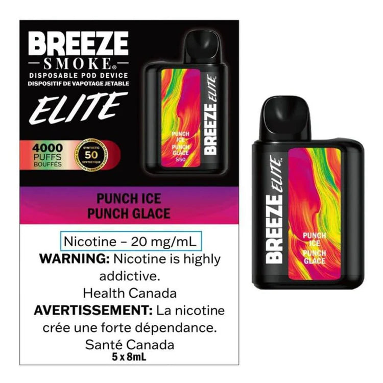 BREEZE ELITE 4000 SYNTHETIC 50 - ALL FLAVOURS (ON)