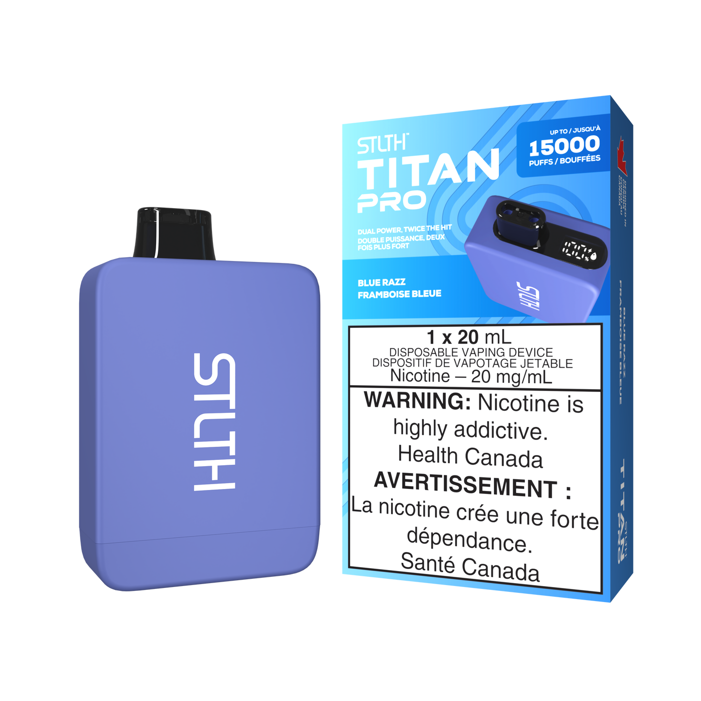 STLTH TITAN PRO 15K PUFFS (ON)- ALL FLAVORS