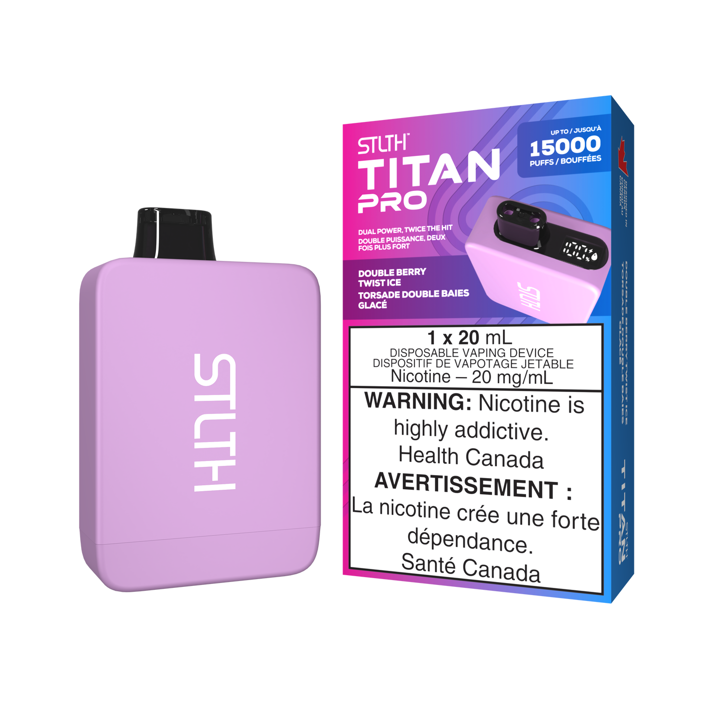 STLTH TITAN PRO 15K PUFFS (ON)- ALL FLAVORS