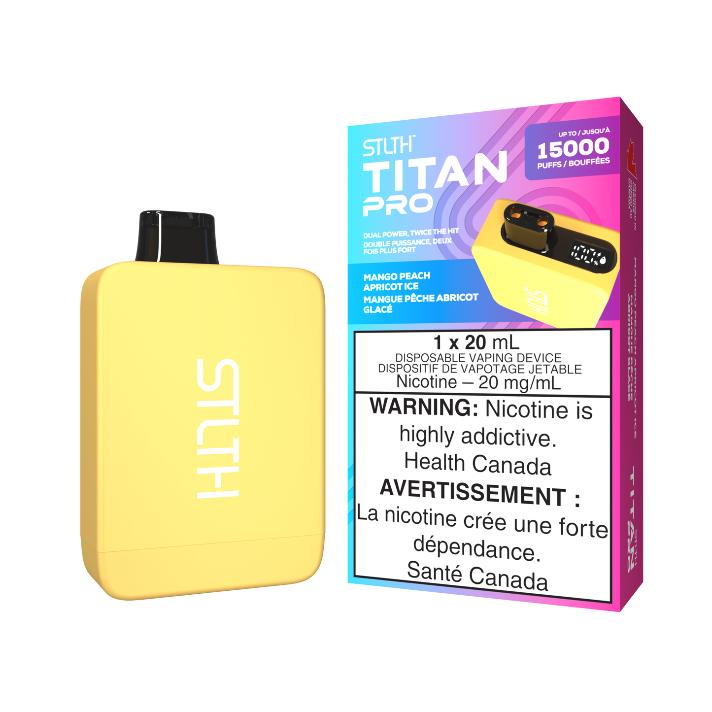STLTH TITAN PRO 15K PUFFS (ON)- ALL FLAVORS