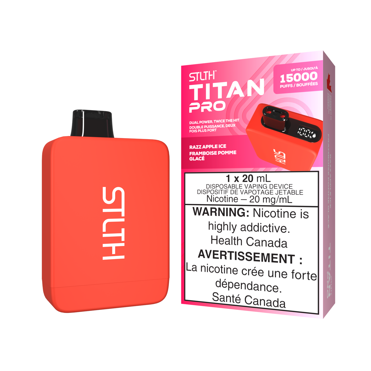 STLTH TITAN PRO 15K PUFFS (ON)- ALL FLAVORS