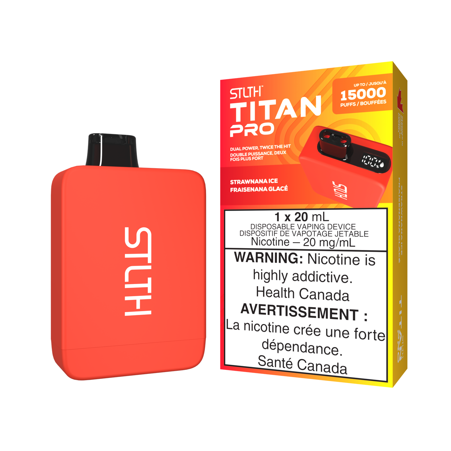 STLTH TITAN PRO 15K PUFFS (ON)- ALL FLAVORS