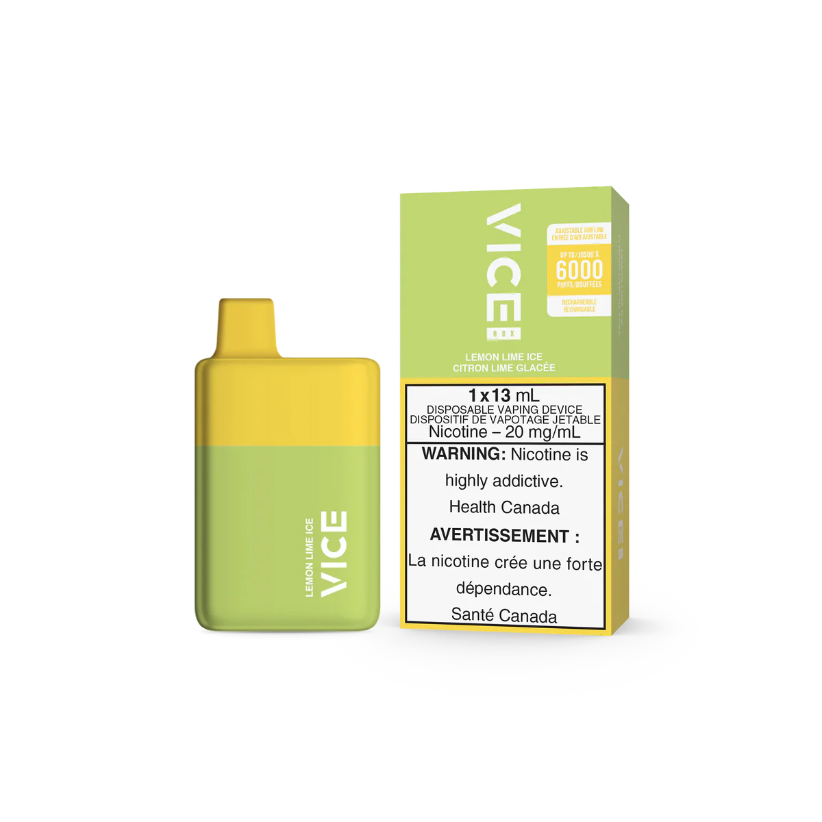 VICE BOX 6000 PUFFS (ON) - ALL FLAVOURS