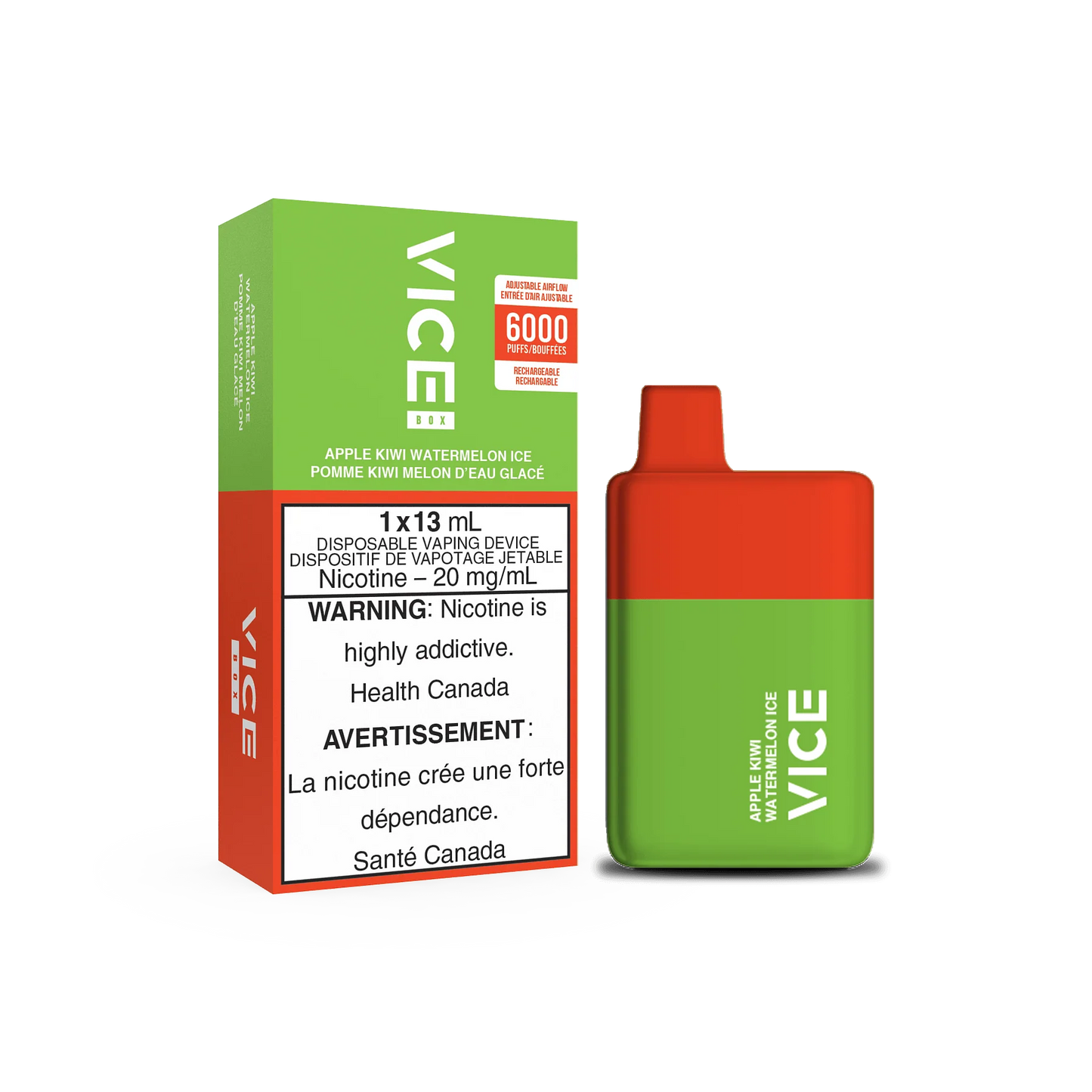 VICE BOX 6000 PUFFS (ON) - ALL FLAVOURS