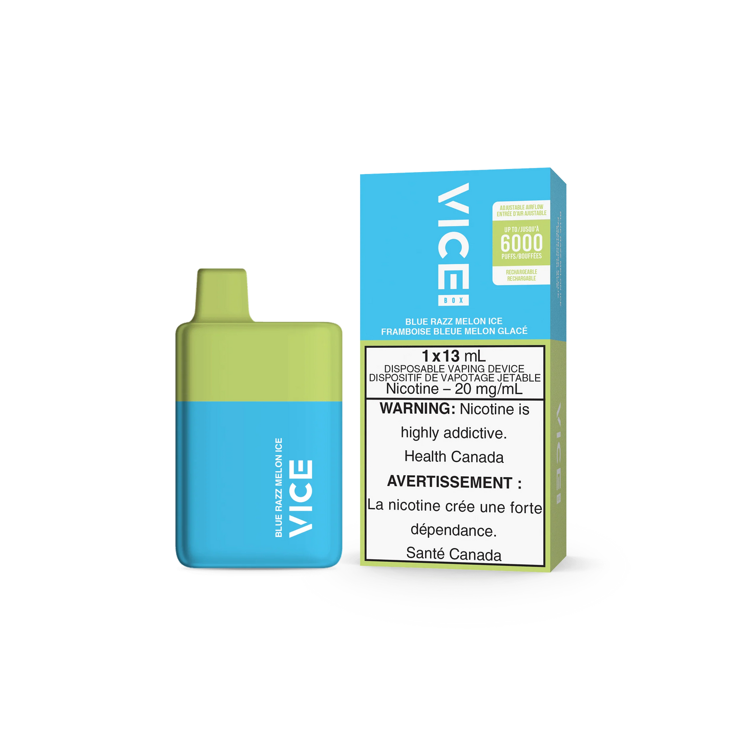 VICE BOX 6000 PUFFS (ON) - ALL FLAVOURS