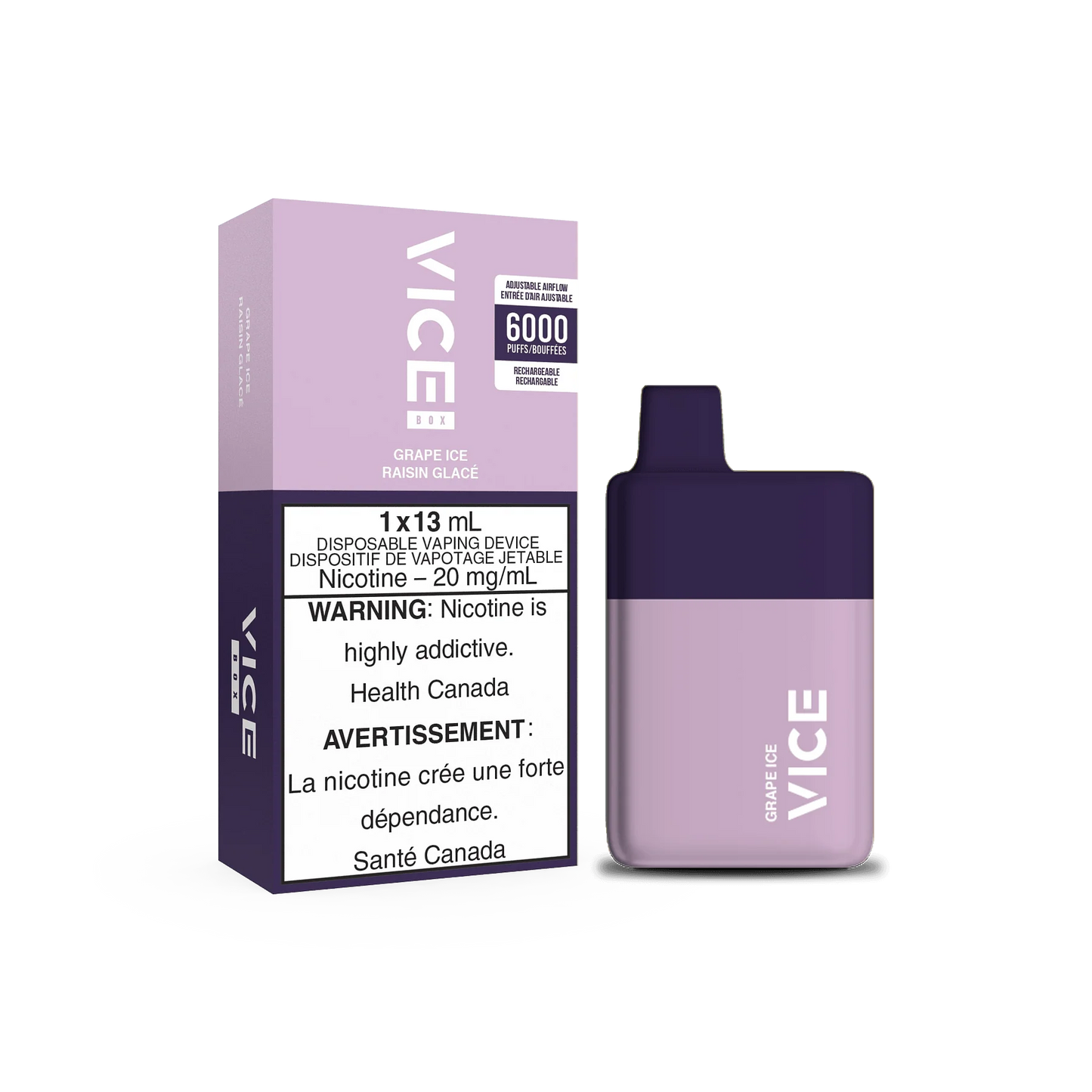 VICE BOX 6000 PUFFS (ON) - ALL FLAVOURS