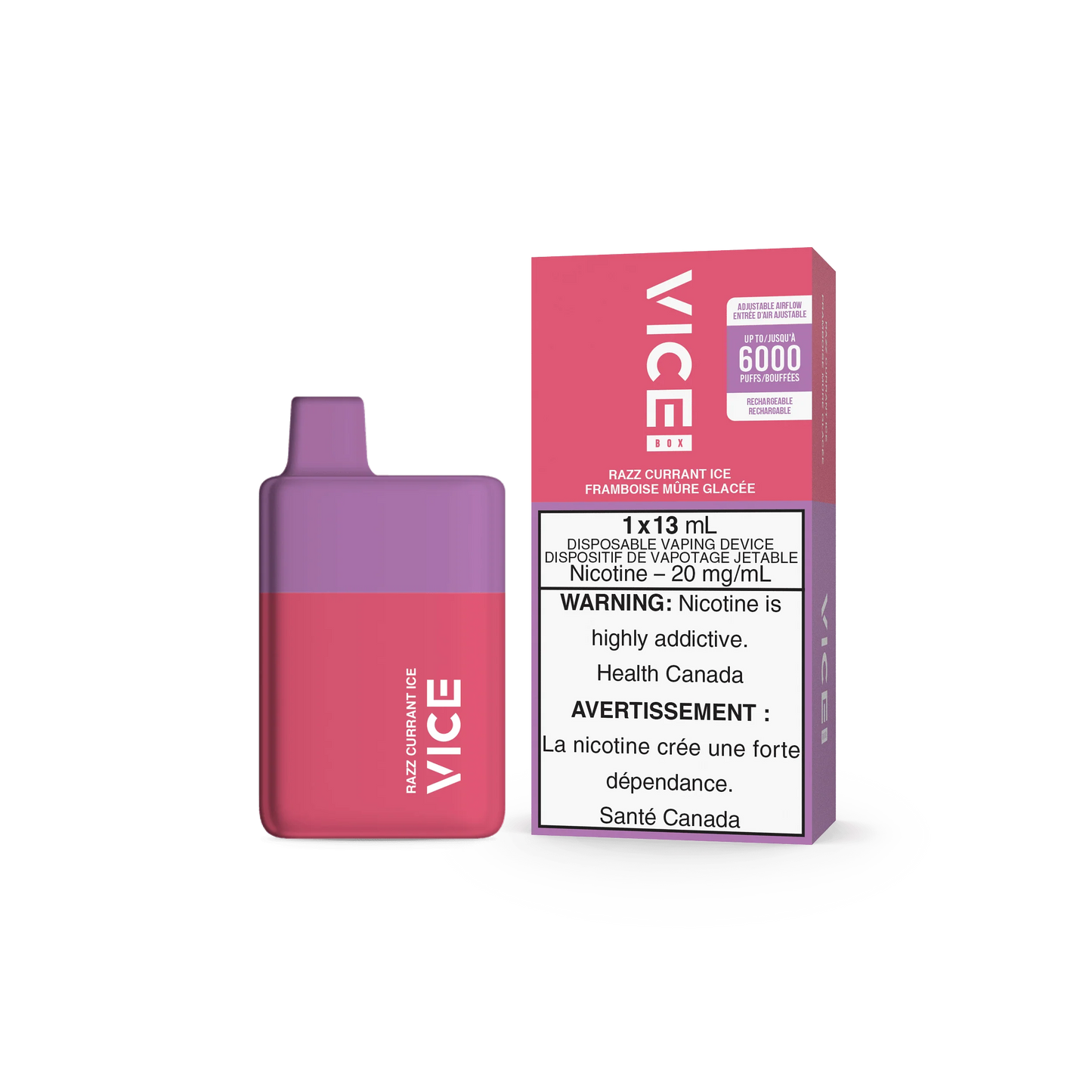 VICE BOX 6000 PUFFS (ON) - ALL FLAVOURS