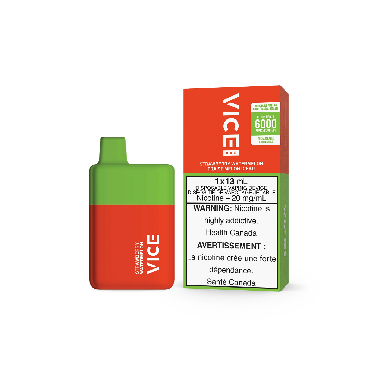 VICE BOX 6000 PUFFS (ON) - ALL FLAVOURS