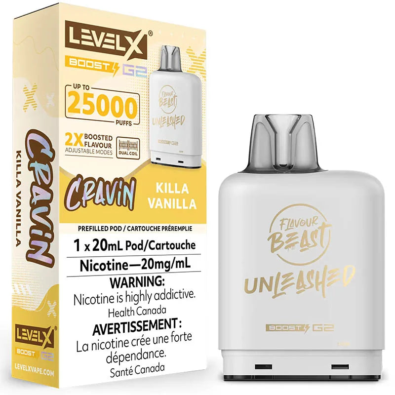 FLAVOUR BEAST UNLEASHED LEVEL X G2 ULTRA PODS 50K PUFFS