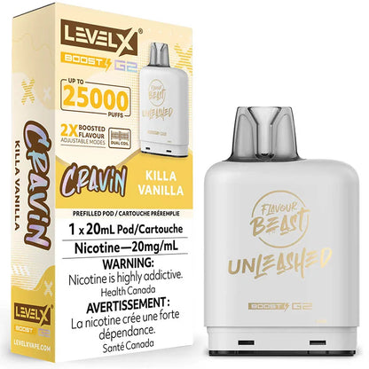 FLAVOUR BEAST UNLEASHED LEVEL X G2 ULTRA PODS 50K PUFFS