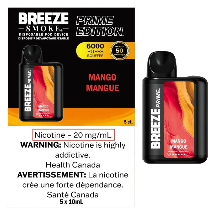 BREEZE PRIME S50 6000 PUFFS (ONTARIO)