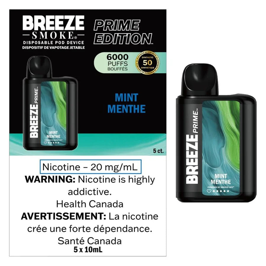 BREEZE PRIME S50 6000 PUFFS (ONTARIO)