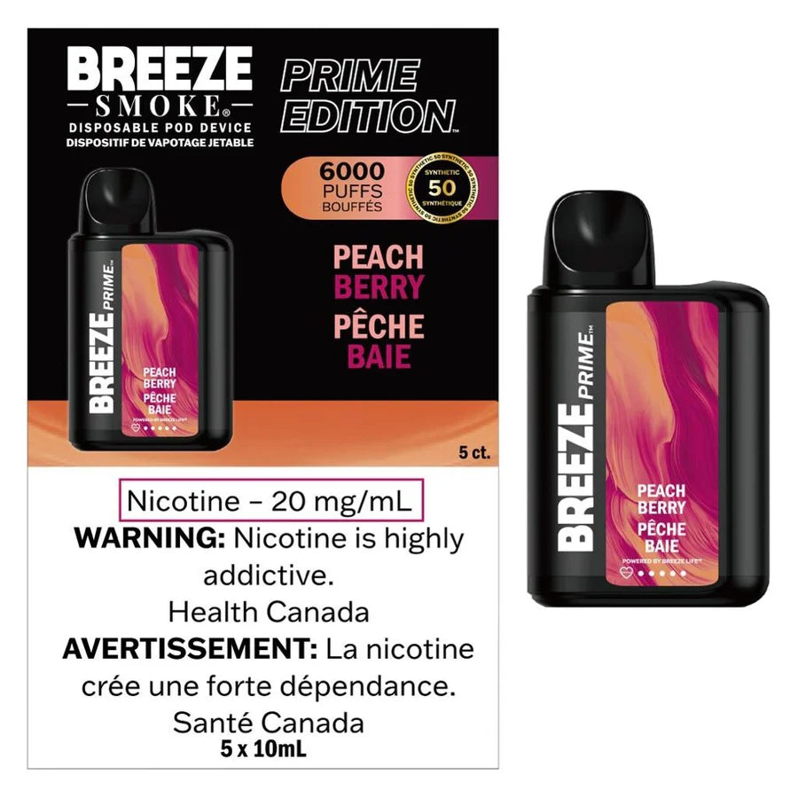 BREEZE PRIME S50 6000 PUFFS (ONTARIO)