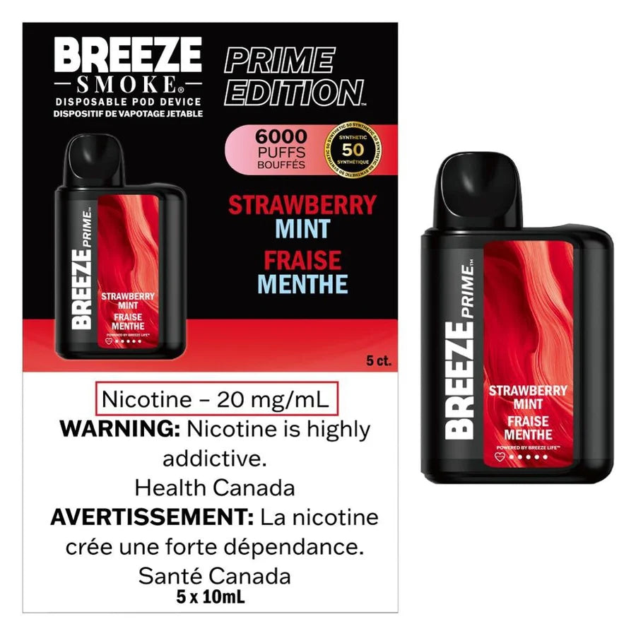 BREEZE PRIME S50 6000 PUFFS (ONTARIO)